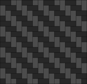 2x2 Twill Weave Carbon Fiber Diagram