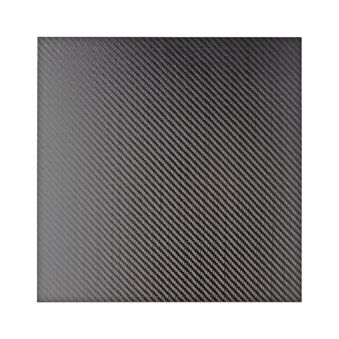 Perfect for Custom Projects 12 x 12 x 1/4 Heavy Duty Flat Panel Sheeting with Twill Woven Pattern Elevated Materials Carbon Fiber Sheet 