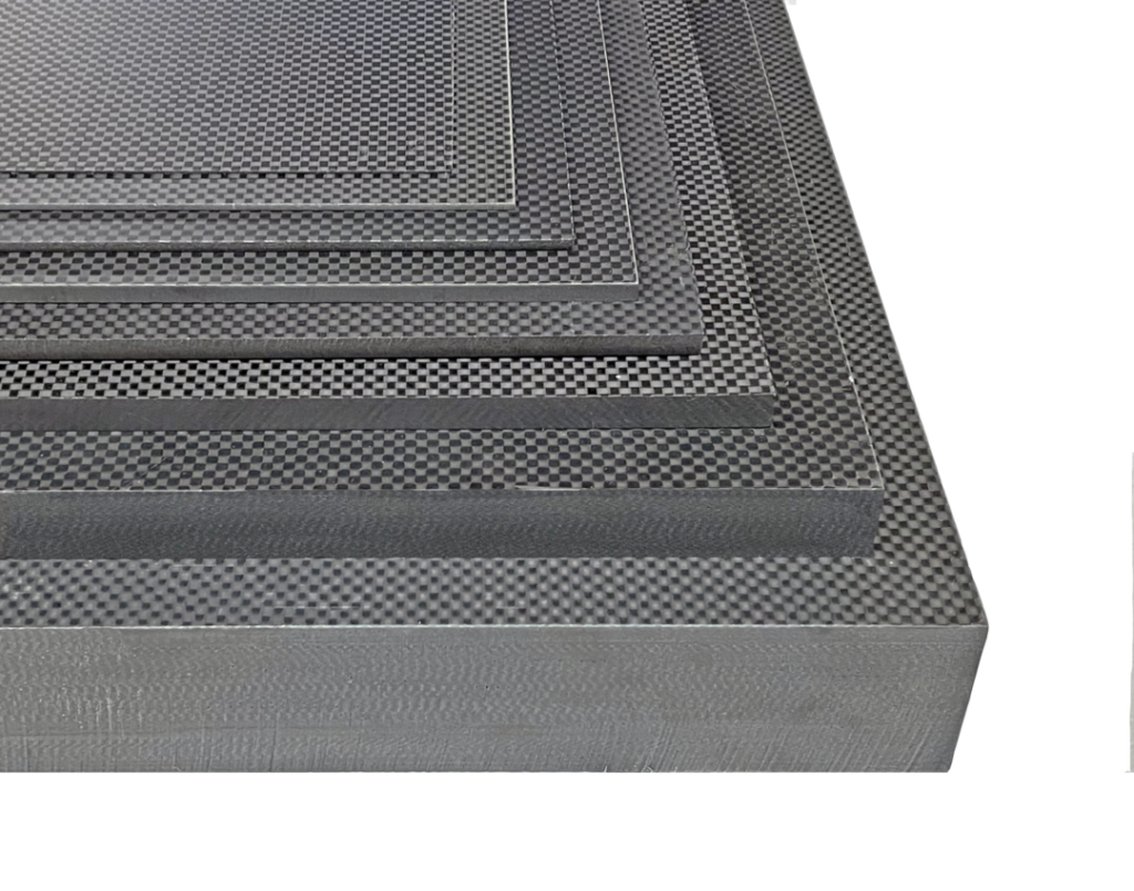 Carbon Fiber Sheet Plain Weave 2 5 Mm Thick 600 Mm X 1500 Mm
