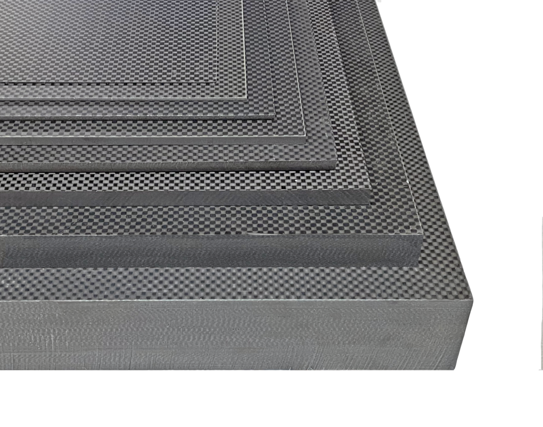 12"x12"x1/8" Honeycomb Carbon Fiber Fiberglass Plate Sheet Panel Glossy One Side