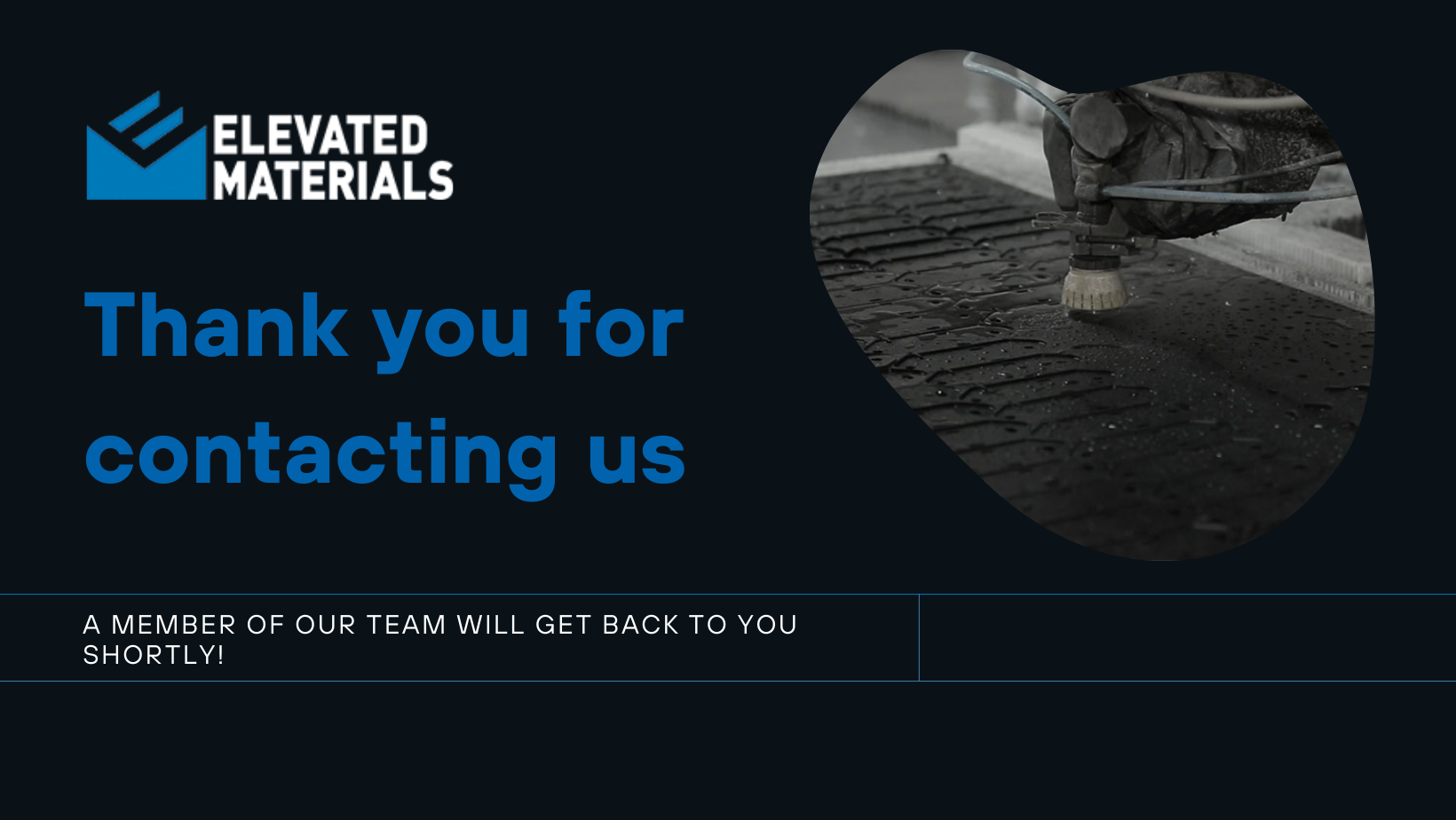 Thank you for contacting us
